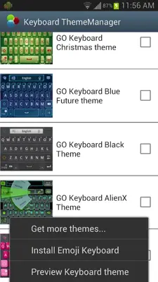 Keyboard Theme Manager android App screenshot 0