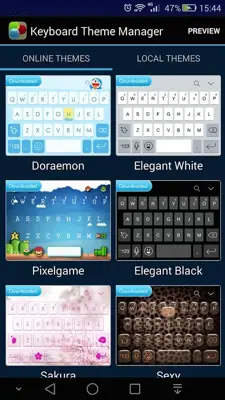 Keyboard Theme Manager android App screenshot 3